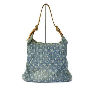 Louis Vuitton Denim Handbag Blue Baggy